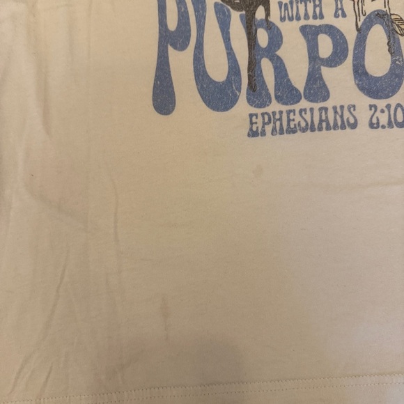 Bella Canvas Light Beige Tee Created With Purpose Spiritual - Picture 3 of 5